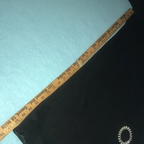 VINTAGE wide leg jumpsuit lined pearl accent cutouts elegant and groovy size S - Picture 6 of 9